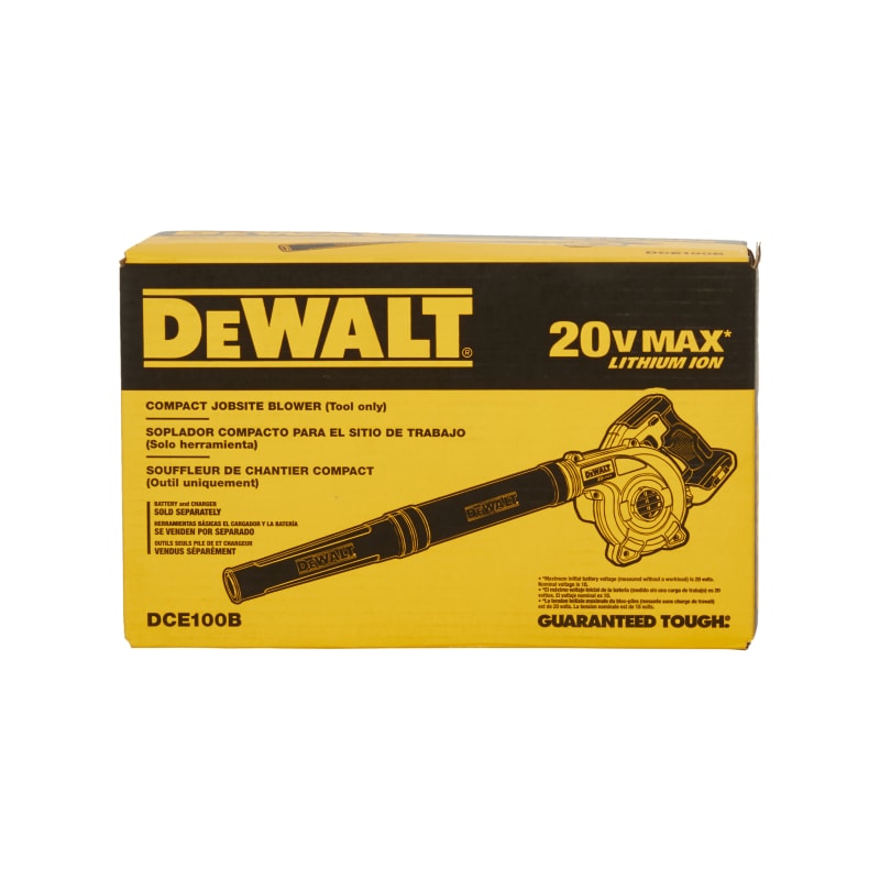 DEWALT 20V MAX Compact Cordless Jobsite Blower (Tool Only) - Power