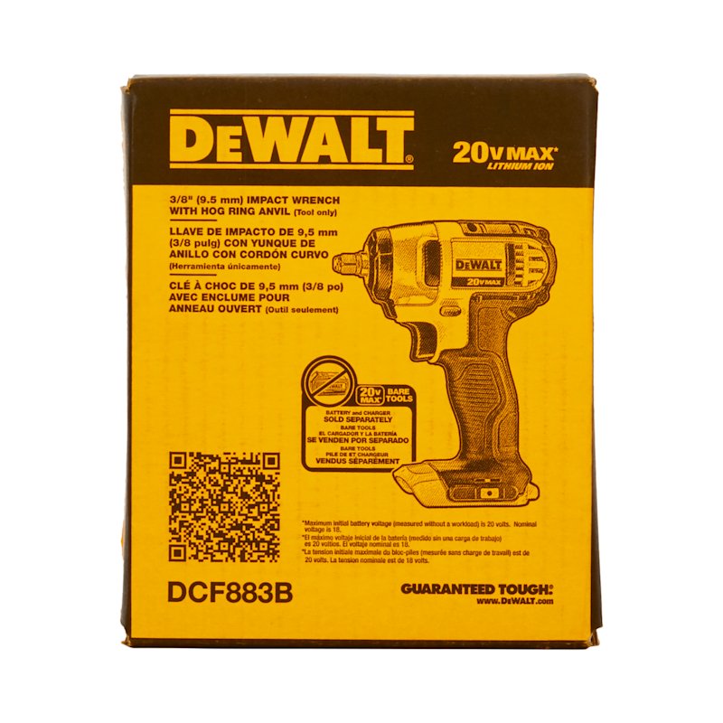 3 8 in 20V MAX Cordless Impact Wrench Bare Tool by DEWALT at