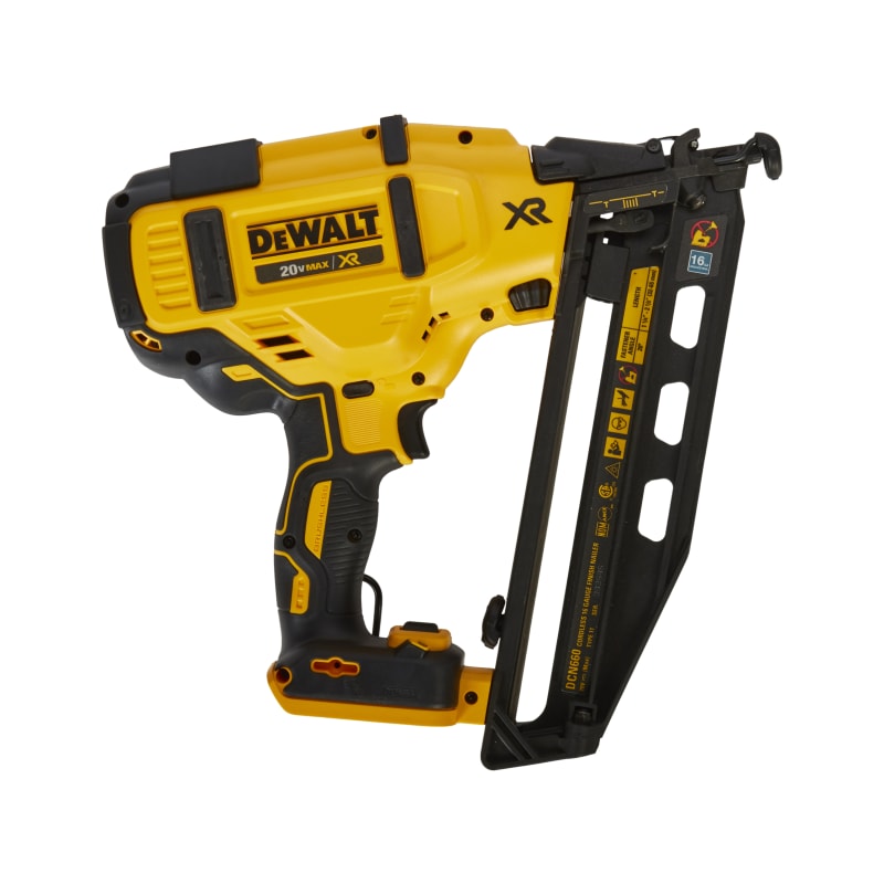 20V MAX XR Cordless Angled Finish Nailer Bare Tool by DEWALT at