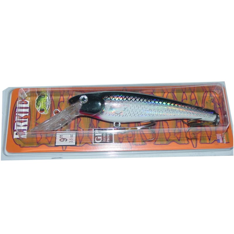 ernie fishing lure Musky Mania Li'l Holoform Superman; 6 in The Agile Tight Musky Mania Ernie Plug in