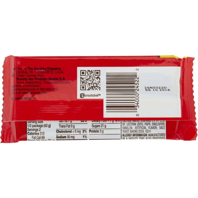 Big Kat 3 oz King Size Chocolate & Crispy Wafers Candy Bar by ...