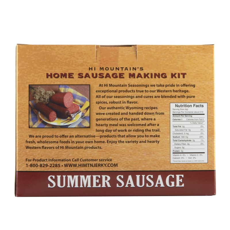 Hi Mountain Maple Sausage Seasoning Recipe Hi Mountain Prairie