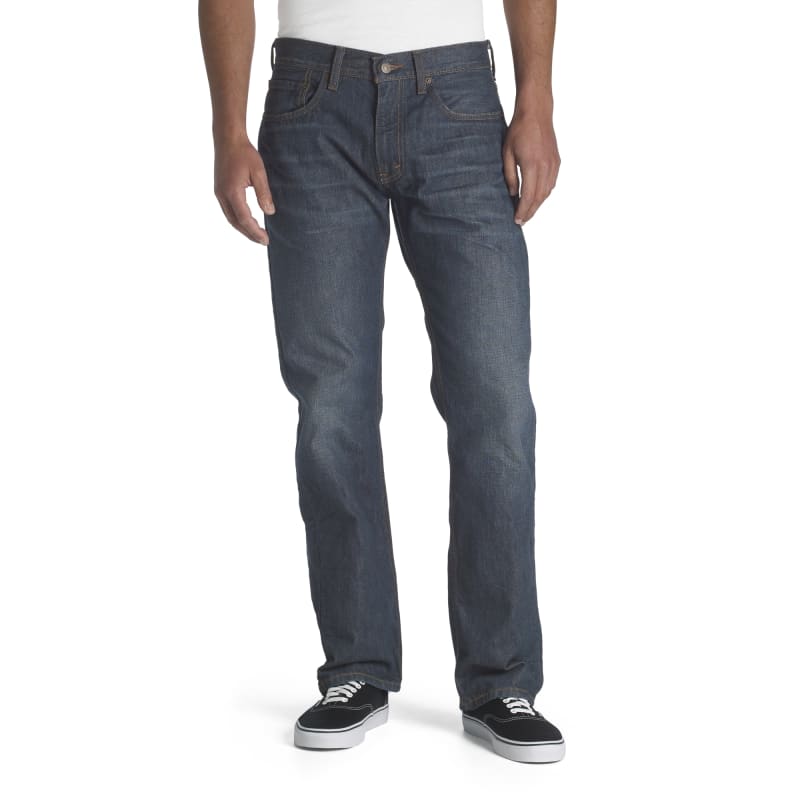 Men s Relaxed Straight Fit Denim Jeans