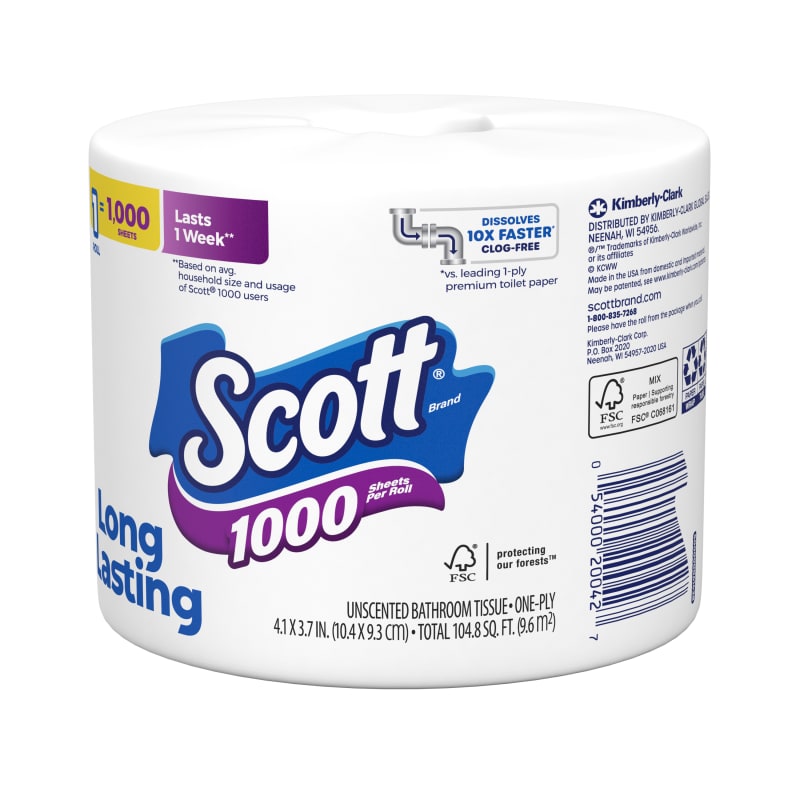 Scott Bathroom Tissue White 12 Pack - Kimberly-Clark