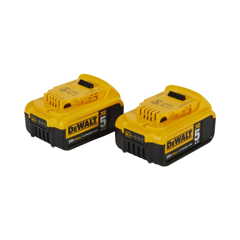 DEWALT 20 V MAX XR 5.0 AH Paquete de 2 baterías