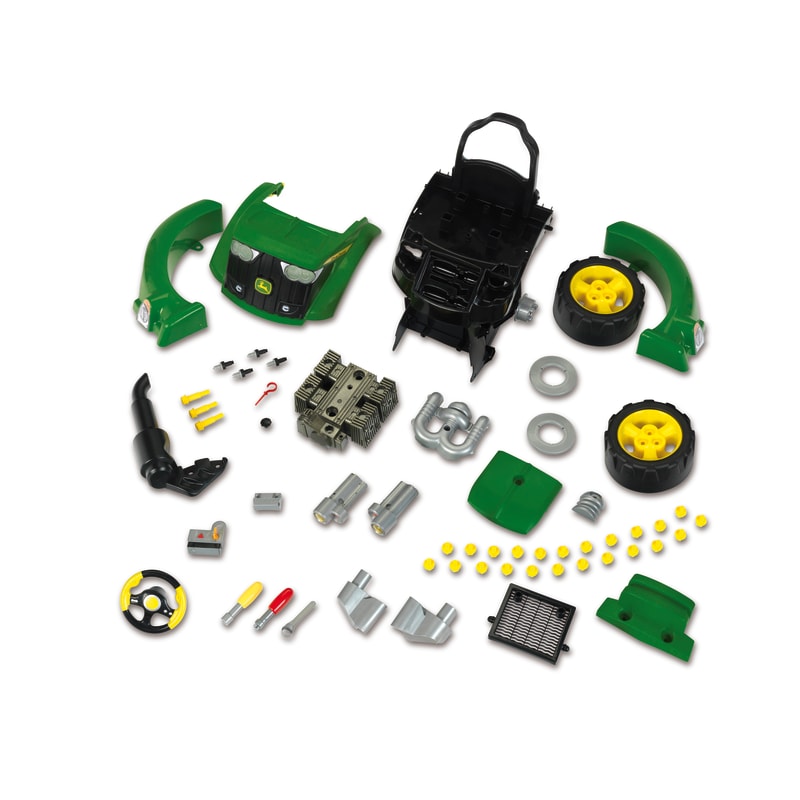 John deere tractor engine toy fleet farm hot sale