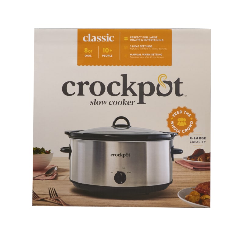 3 qt Stainless Steel Round Slow Cooker by Crock-Pot at Fleet Farm