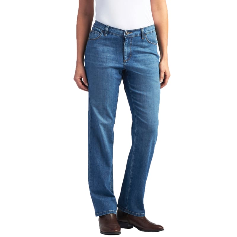 Women's Meridian Stretch Relaxed Fit Straight Leg Petite Jeans by Lee at  Fleet Farm