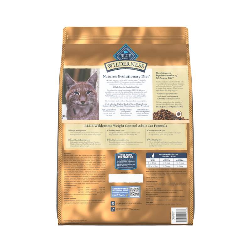 Wilderness Adult Grain Free Weight Control w Chicken Dry Cat Food