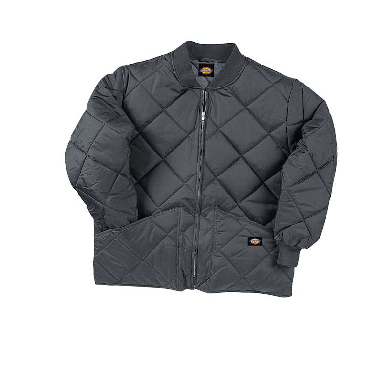 Men's Diamond Quilted Nylon Jacket - Black by Dickies at Fleet Farm