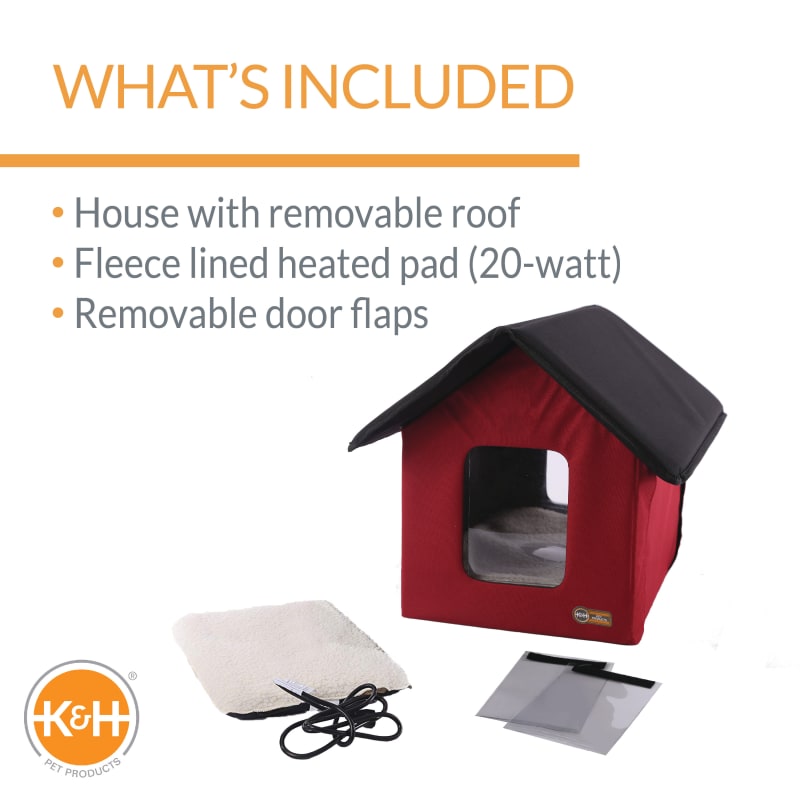 Outdoor heated kitty houses 2025