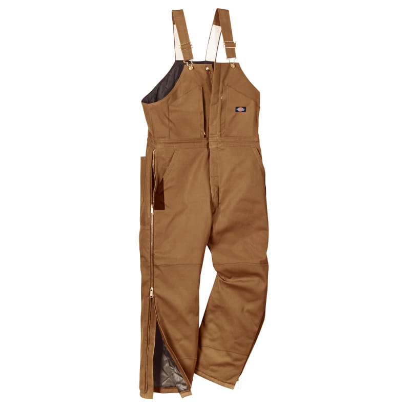 Dickies Duck Bib Overall希少サイズ 【50X30】 Men's Brown Duck Insulated Duck Bib Overall by Dickies at Fleet Farm