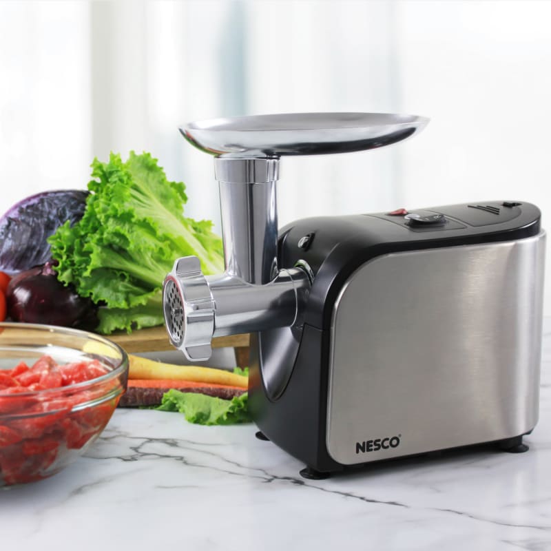 Best Buy: Nesco Electric Food Grinder Silver, black FG-180