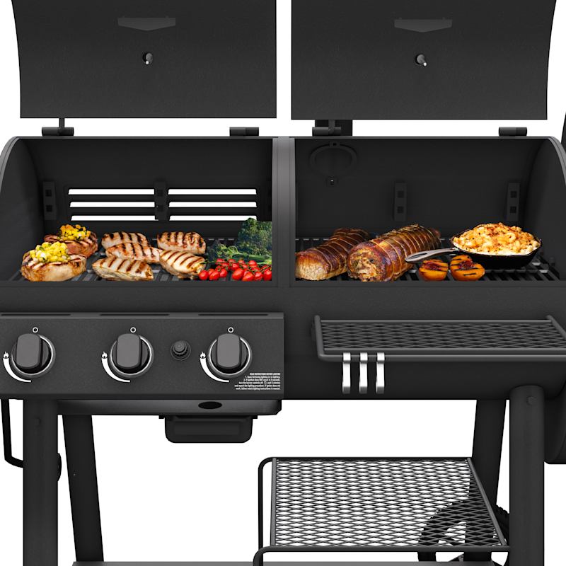 Barrel & Hitch Combo Grill and Smoker