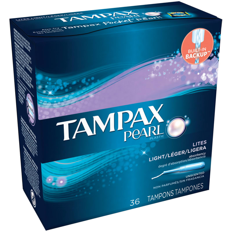 Tampax Pearl Regular Tampons 36 ct