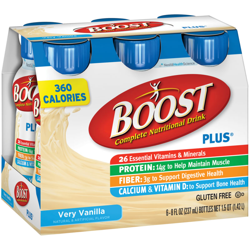PLUS 8 fl oz Very Vanilla Complete Nutritional Drink - 6 Pk by BOOST at  Fleet Farm