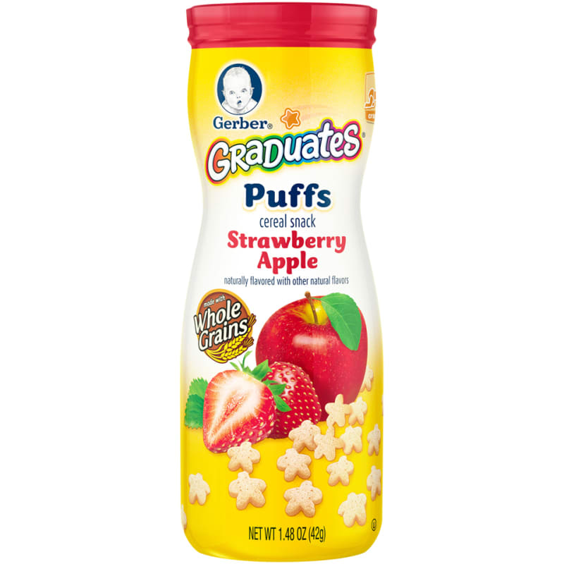 Gerber graduates puffs cereal snack sales