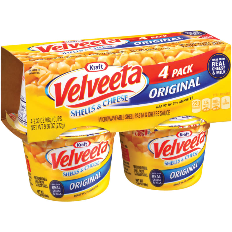 Shells & Cheese Cups - 4 pk by VELVEETA at Fleet Farm