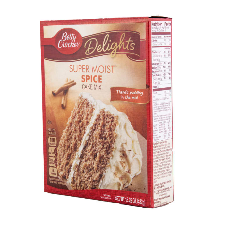 Betty crocker spice cake hot sale mix