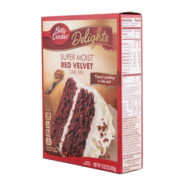 Positiv Fantasifulde bryder ud Betty Crocker Delights Super Moist 15.25 oz Red Velvet Cake Mix by Betty  Crocker at Fleet Farm