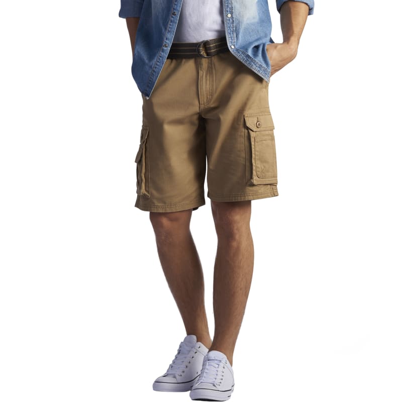 Cotton twill cargo shorts hotsell