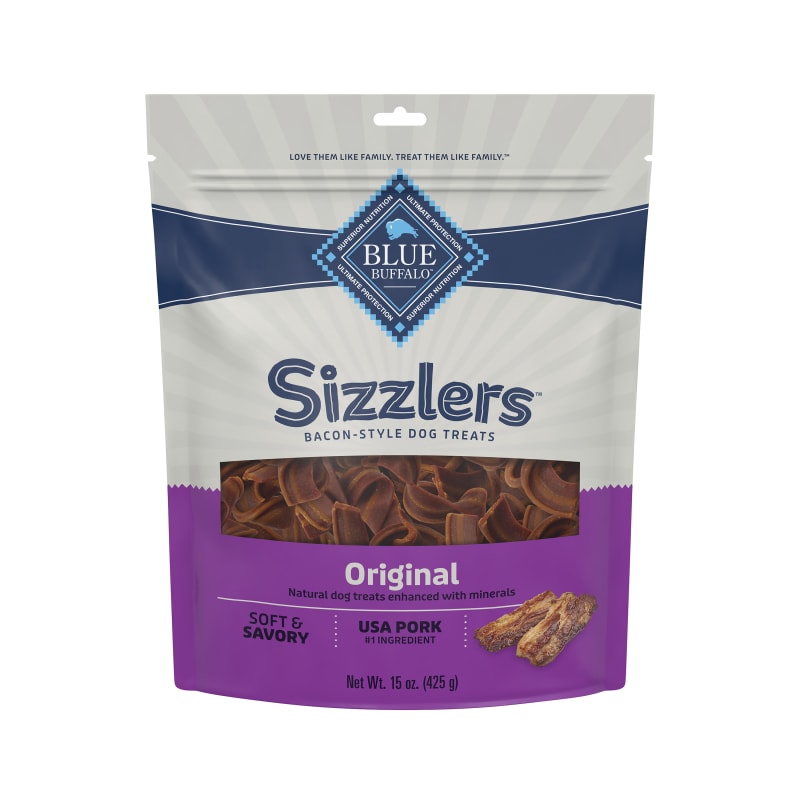 15 oz Sizzlers Natural Bacon Style Dog Treats by Blue Buffalo at Fleet Farm