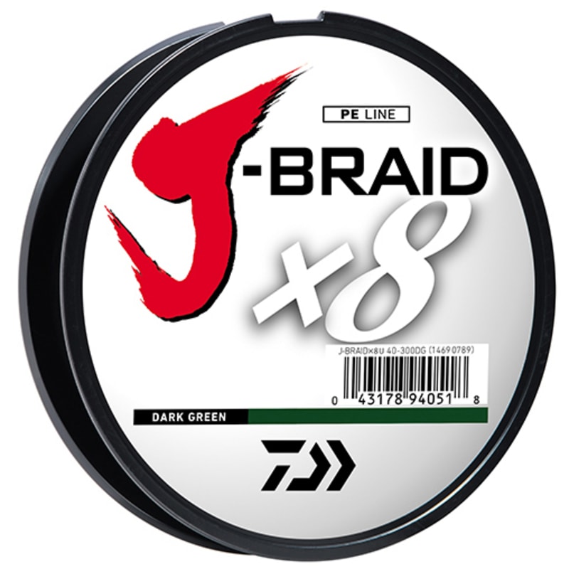 J-Braid Braided Fishing Line - Dark Green by Daiwa at Fleet Farm