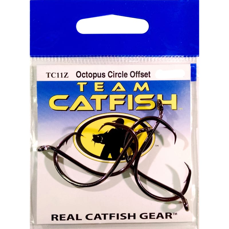 Octopus Circle Offset Black Nickel Hooks