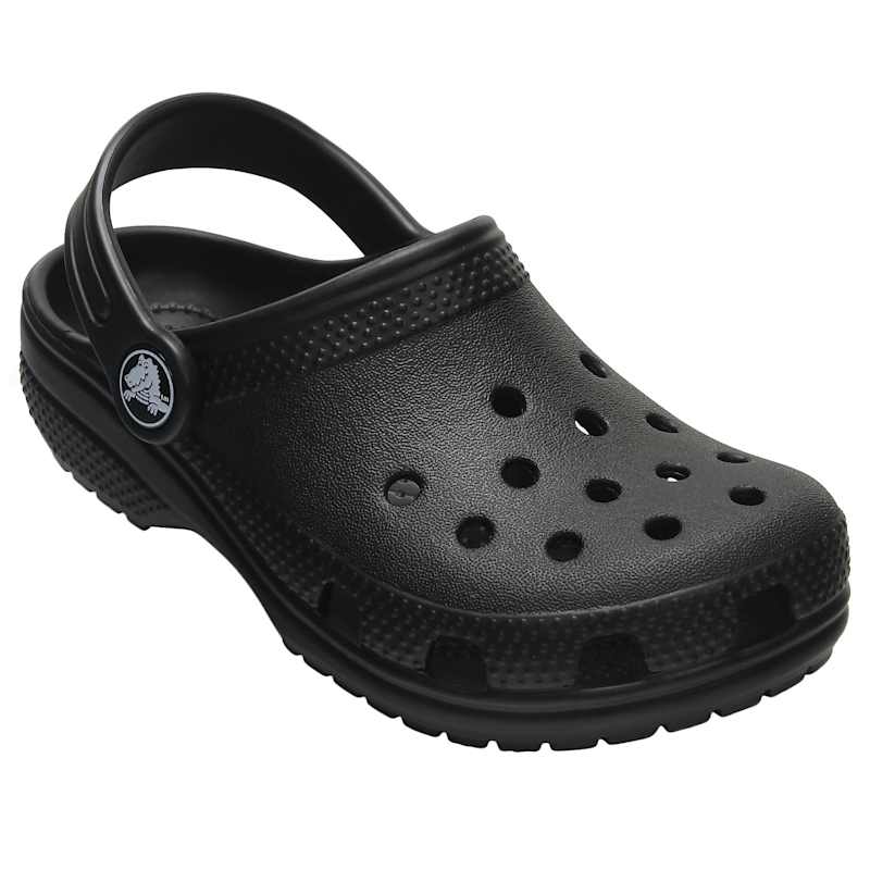 Rede Mange tunge Kids' Black Classic Clogs by Crocs at Fleet Farm