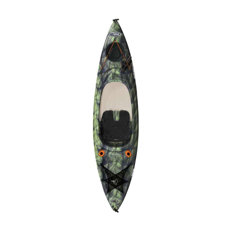 Pelican Argo 100 Angler Fishing Kayak, 10 ft Fade-Muskie/White