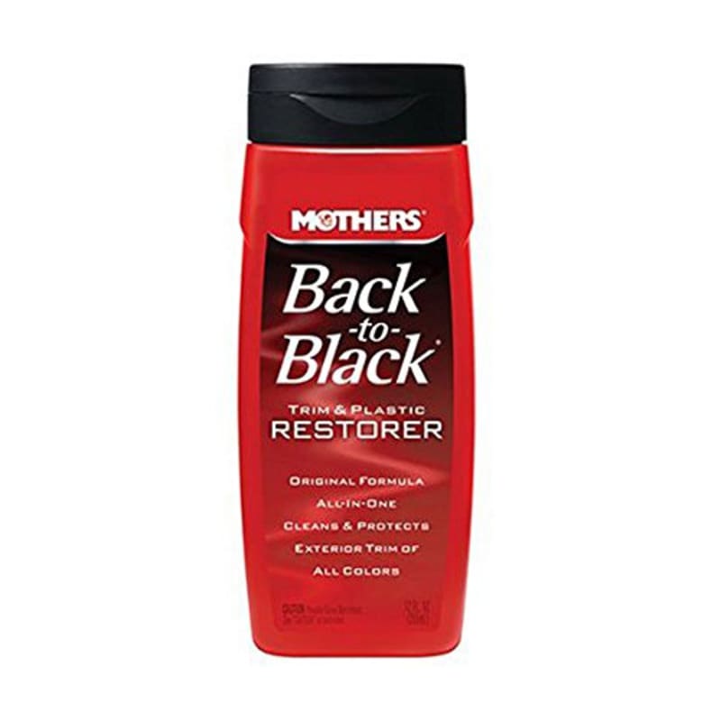 12 fl oz Back-to-Black Trim & Plastic Restorer by Mothers at Fleet