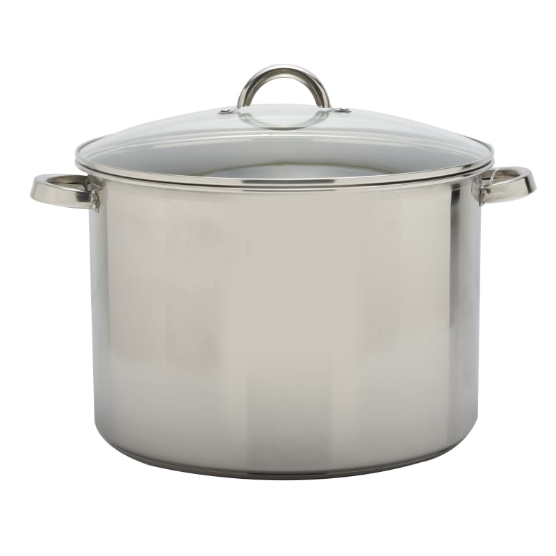 Ecolution Pure Intentions Stainless Steel 3-Quart Saucepan with Glass Lid