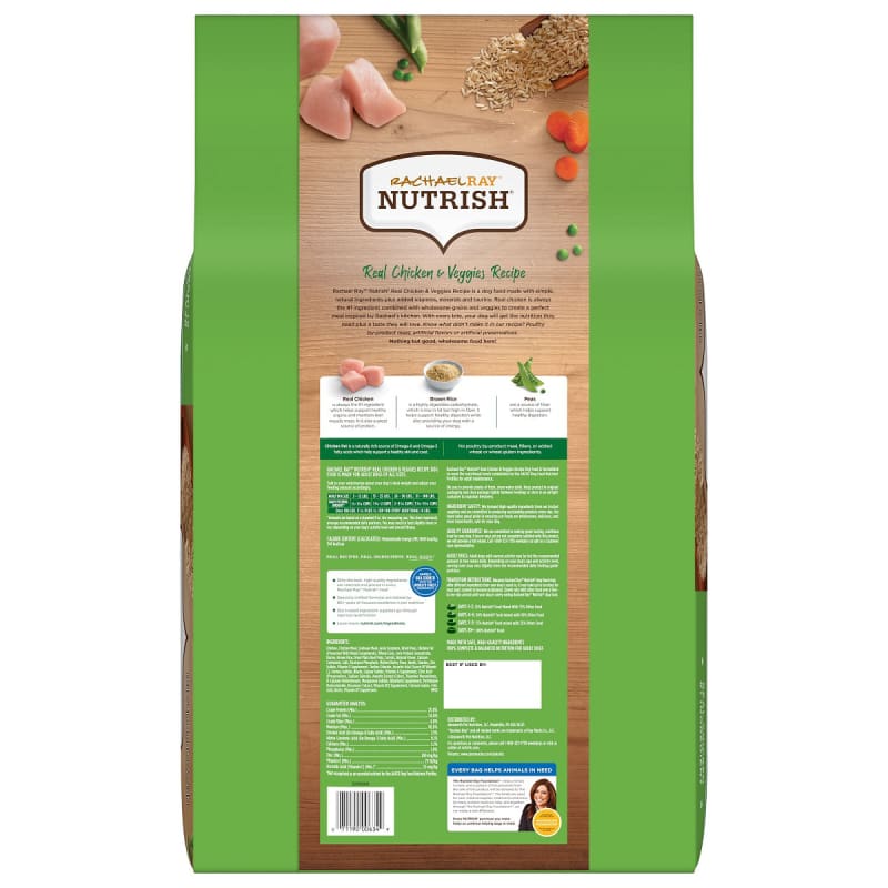 Adult Real Chicken Veggies Recipe Dry Dog Food by Rachael Ray