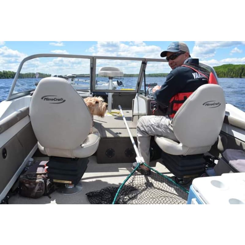 Ultra Boat Seat Suspension w/ 4.75 in Pedestal by Smooth Moves at Fleet Farm