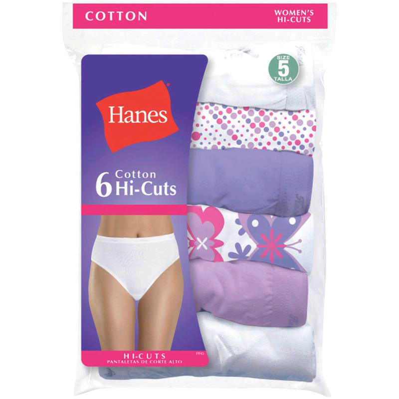 Women's Assorted Cool Comfort Tagless Dyed Bikini Panties - 6 Pk by Hanes  at Fleet Farm