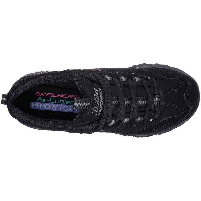 Sport Women s Black D Lites Play On Shoes by Skechers at Fleet Farm