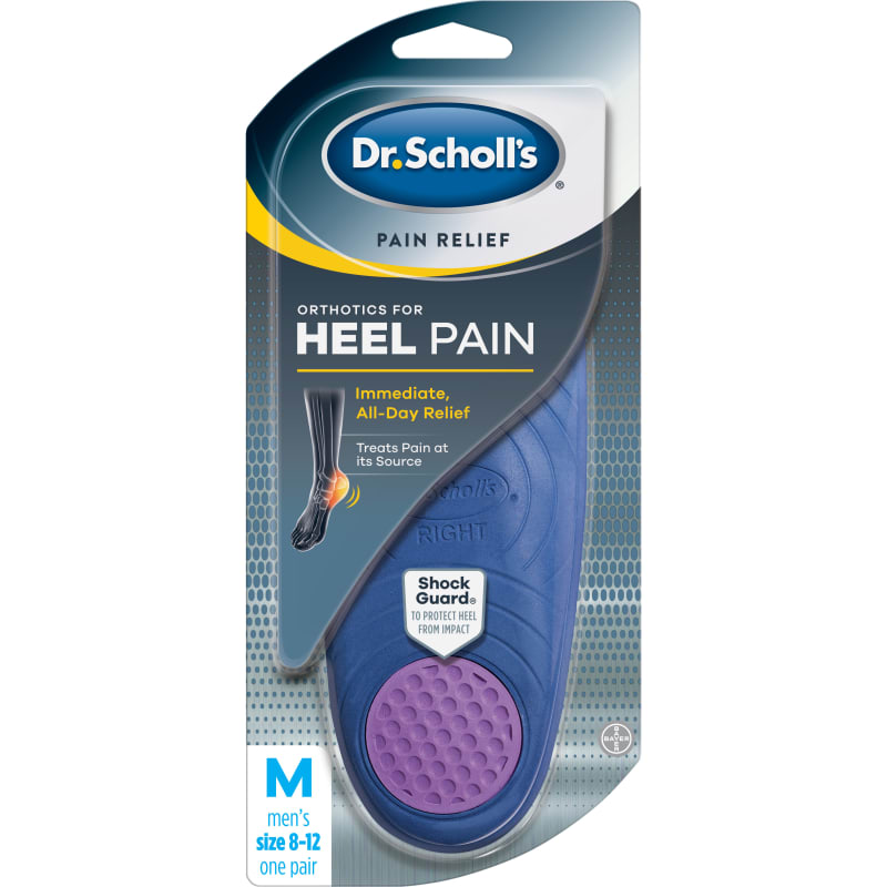 Men's Pain Relief Heel Orthotic Insoles by Scholl's at Fleet Farm