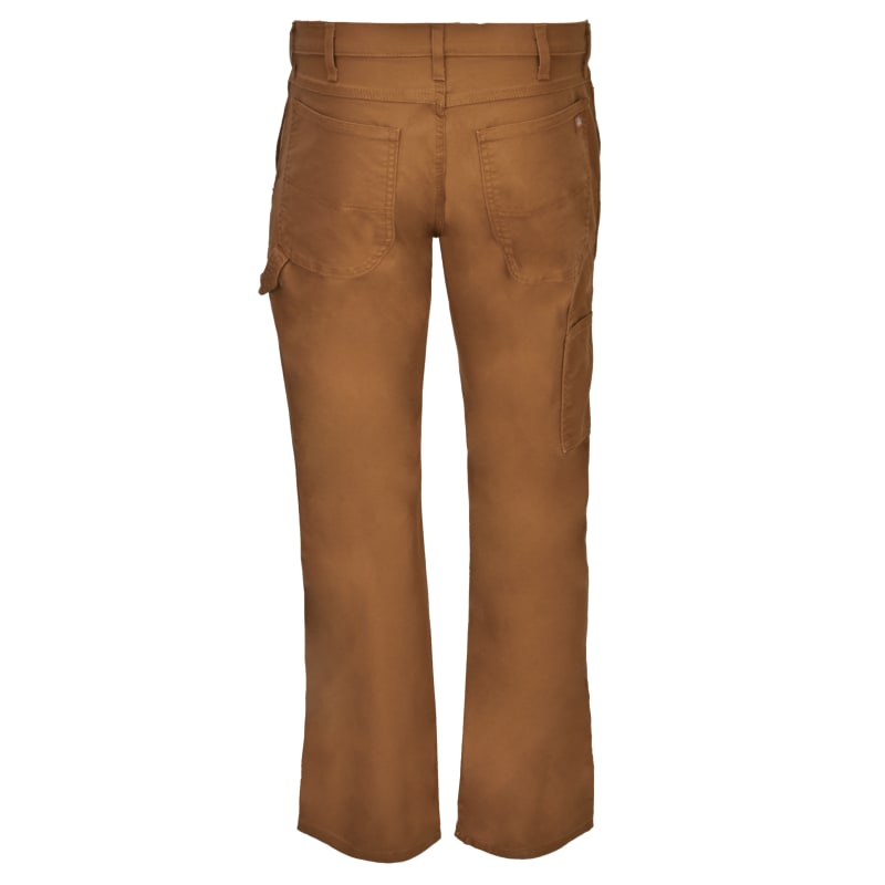 Men's Flex Brown Tough Max Duck Carpenter Pants by Dickies at