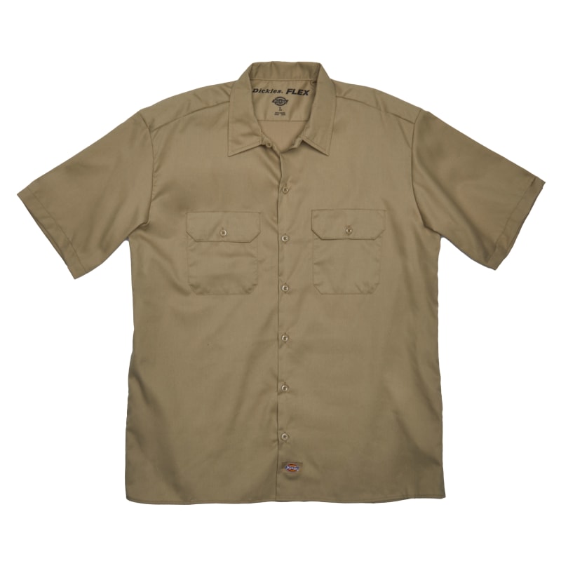 Dickies Men's FLEX Short-Sleeve Twill Work Shirt