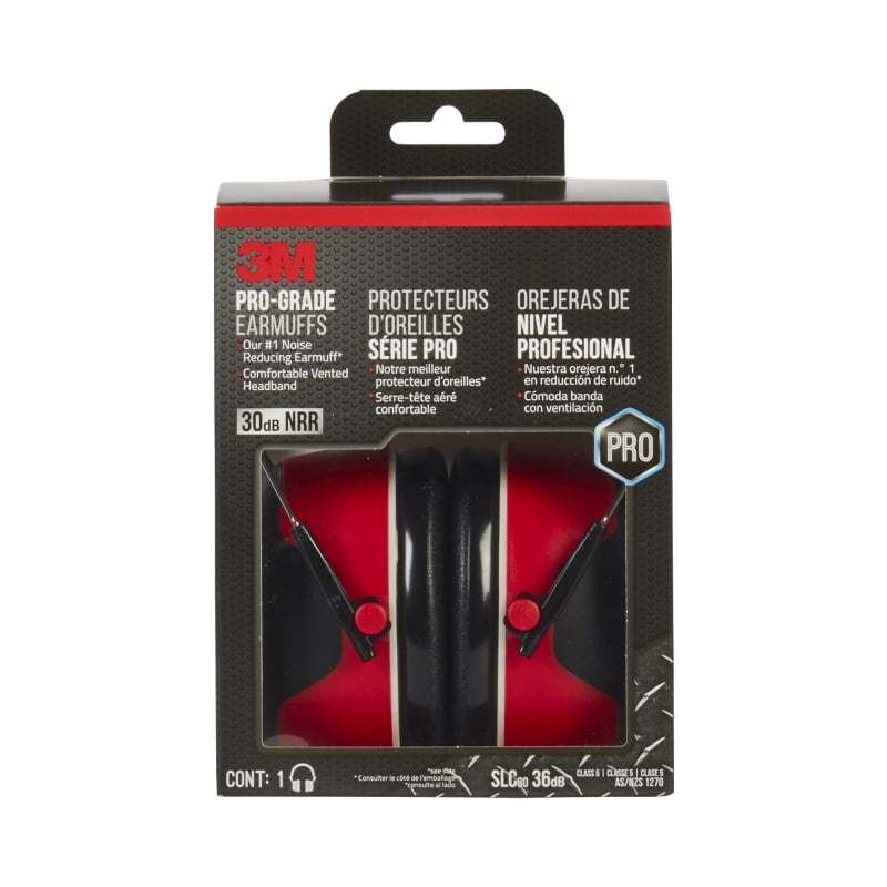 3M Pro Grade Earmuff Hearing Protection Earmuffs in the Hearing Protection  department at