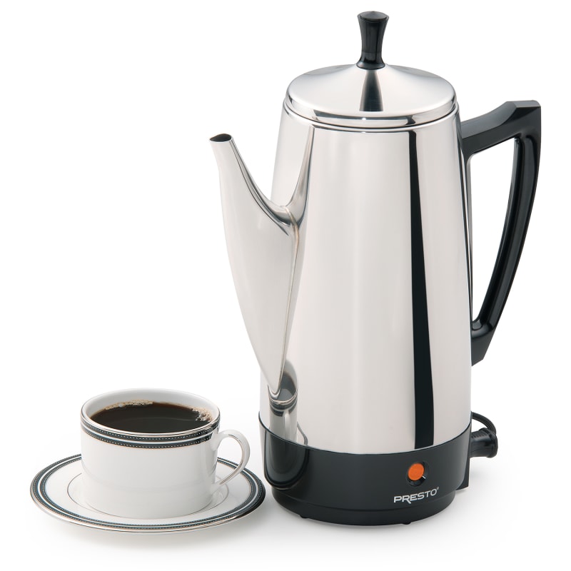 12 Cup Stainless Steel Coffee Maker by Presto at Fleet Farm