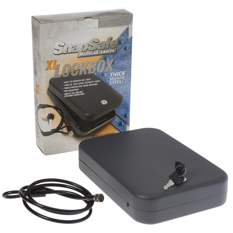 X-Large Keyed Lockbox by Snap Safe at Fleet Farm