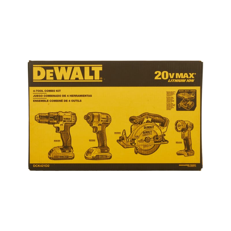 20V MAX Lithium-Ion Cordless 4-Tool Combo Kit by DEWALT at Fleet Farm