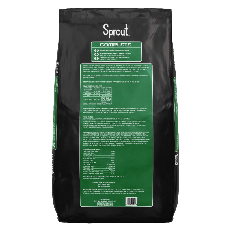 Adult Complete Dry Dog Food by Sprout at Fleet Farm