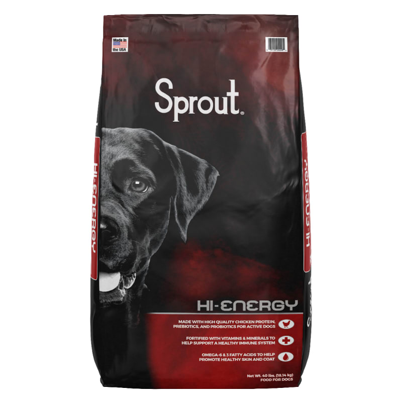Hi Energy Dry Dog Food By Sprout At Fleet Farm