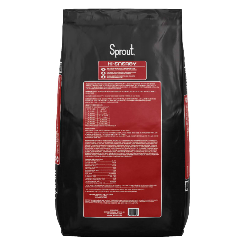 Adult Hi-Energy Chicken Dry Dog Food by Sprout at Fleet Farm