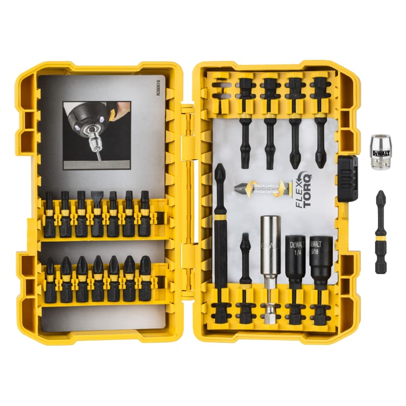 DEWALT FlexTorq 25-Piece 1/4-in Impact Driver Bit Set DEWALT FlexTorq 25-Piece 1/4-in Impact Driver Bit Set