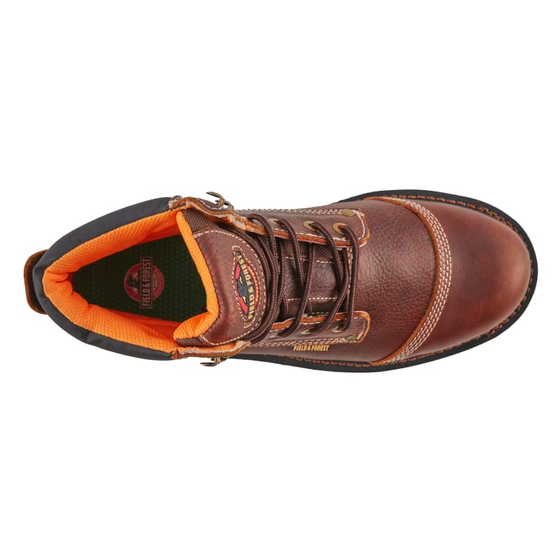 Genuine Leather Field Forest Safery Toe Men’s Work Boots Sz 9 Shoes | Genuine Leather Field Forest Safery Toe Mens Work  main image 4