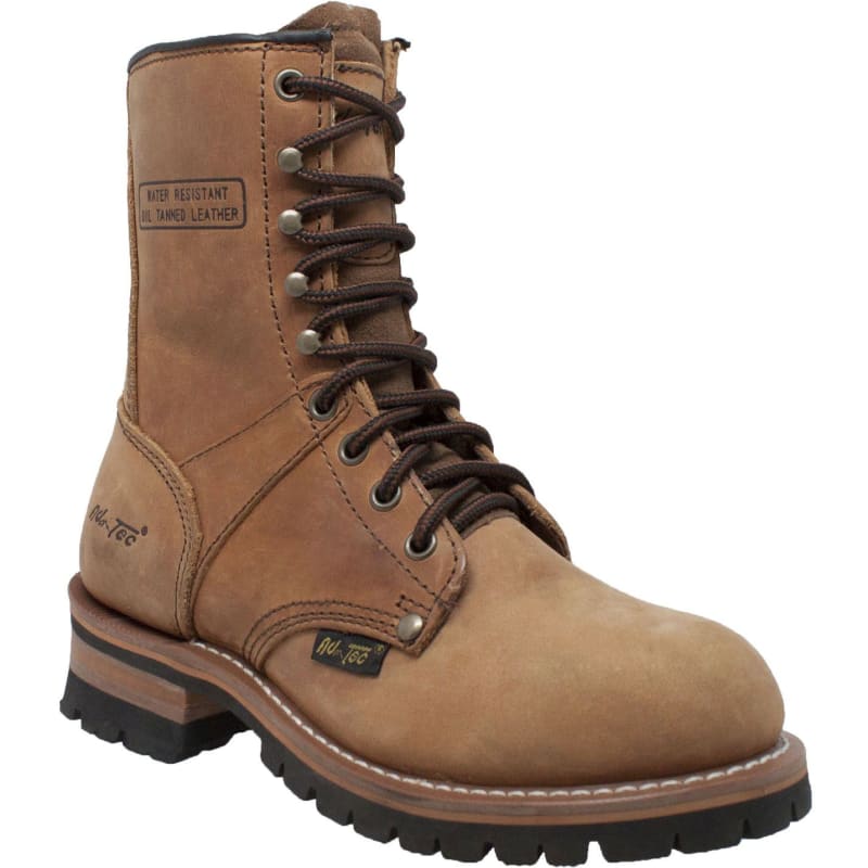 Women s Brown Crazyhorse Logger Soft Toe Boots by Ad Tec at Fleet Farm