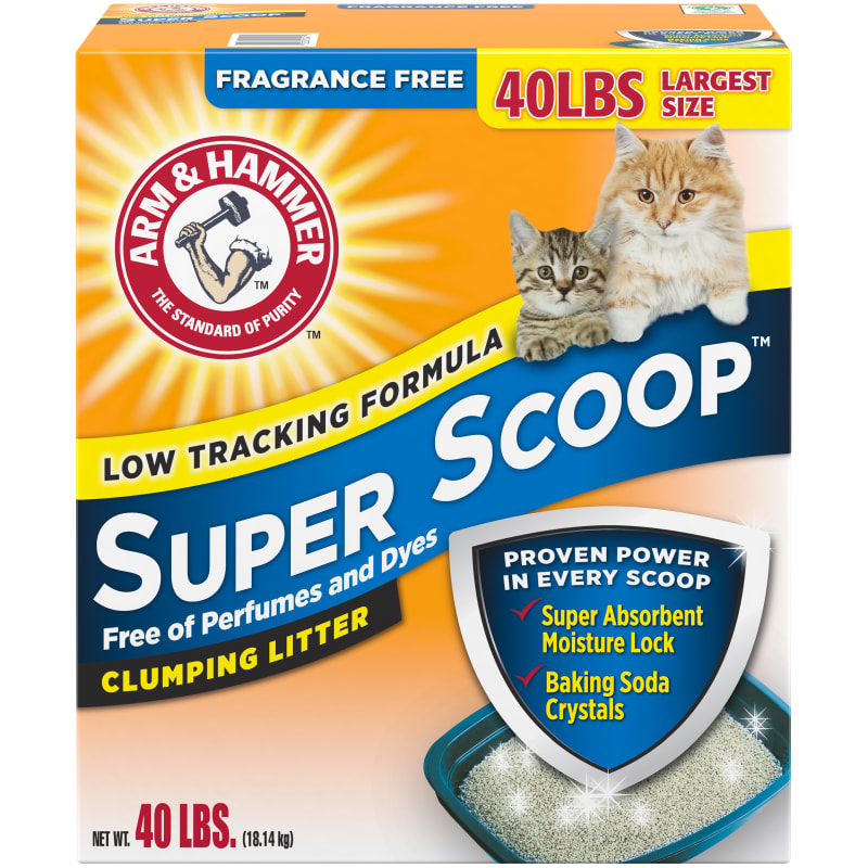 Super Scoop Fragrance Free Clumping Litter 40 lb